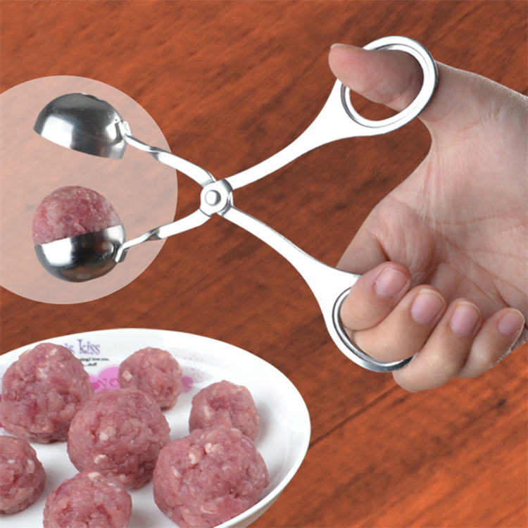 Convenient Kitchen Meatball Maker Stainless Steel Meatball Clip Fish Ball Rice Ball Making Mold Tool Kitchen Accessories