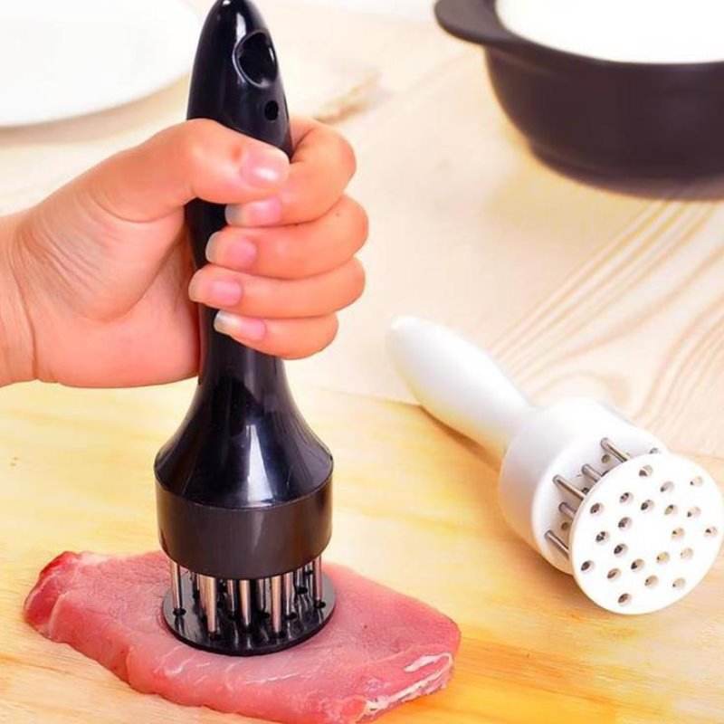 New Improved Tender Meat Hammer Kitchen Tool Suitable for marinating Meat, Meat tenderizer Tool Roast Needle